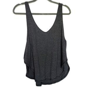 Lululemon Heathered Gray Open back Tank Top